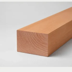 Geschaafde douglas balk 140 x 240 mm liggend, met gladde zijden en kopse kant vooraan