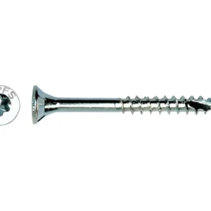 Verzinkte houtschroef met verzonken kop en torx T20, 4,0 x 45 mm, met los kopaanzicht